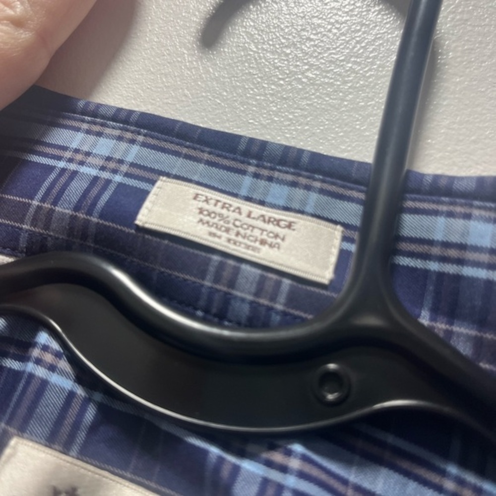 Peter Millar Plaid Shirt Size XL Men's Long Sleeve Button Up 100% Cotton Golf - Picture 5 of 6